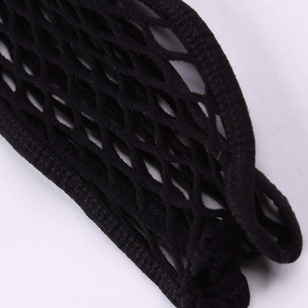 Lingerie Sexy Slutty Cosplay Black Bodysuit Bodystocking Fishnet Hot - Picture 4 of 9